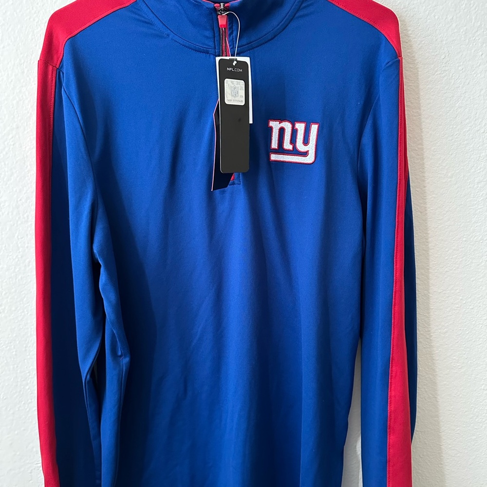 New York Giants Quarter Zip Antigua Mens Size M